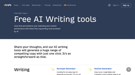 ahrefs paraphrase|Free AI Writing Tools .